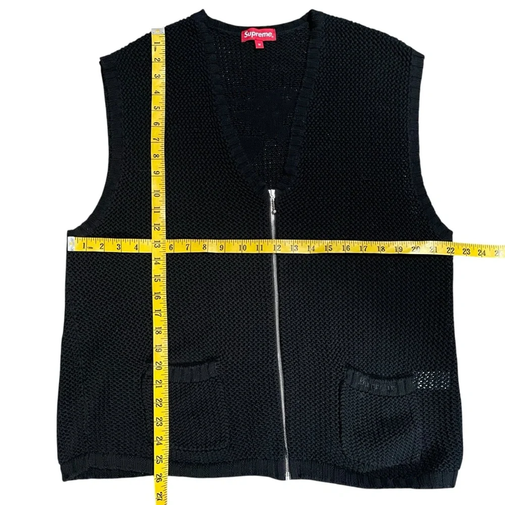 Supreme Dragon Zip Up Sweater Vest Size M - Picture 11 of 13